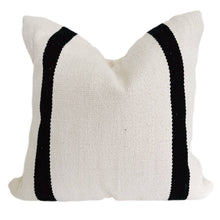  Kilim Pillow - Black Stripe