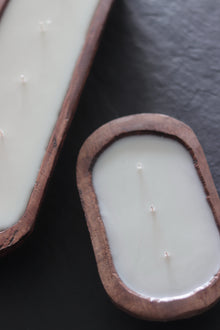  Wooden Dough Bowl Candle